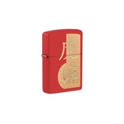 49701 Zippo öngyújtó Piros színben - Tigris