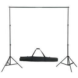 vidaXL teleszkópos háttér állványrendszer 155-300 cm