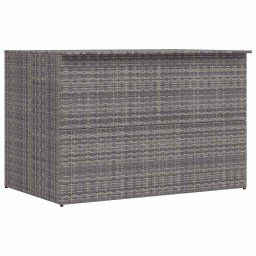vidaXL szürke polyrattan kerti tárolóláda 150 x 100 x 100 cm