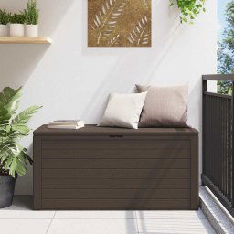 vidaXL barna kerti tárolóláda 116 x 44 x 55 cm