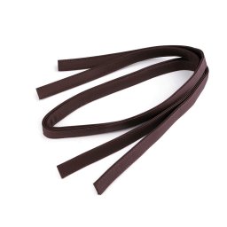 Ekobőr táskafül/pánt, varrott, 20mm, 1.2m, 790486, sötét barna