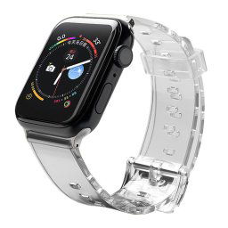 Strap Light Apple Watch 2/3/4/5/6 óraszíj (fekete) - 38/40mm