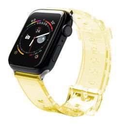 Strap Light Apple Watch 2/3/4/5/6 óraszíj (sárga) - 38/40mm
