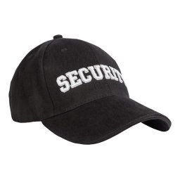 BASEBALL SAPKA 3D "SECURITY" FEKETE