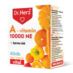 Dr. Herz A-vitamin 10000 NE + Szerves Cink kapszula 60 db