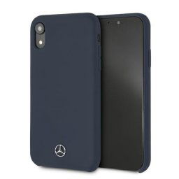 Mercedes Silicone Line iPhone Xr tok (kék)