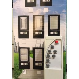 Napelemes LED Lámpa Távirányítóval És Mozgásérzékelővel