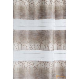 (3 szín) Aruba horizontális csíkos modern mintás dekor R-145 cm (304)-Barna