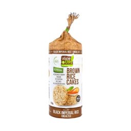 Rice Up natúr teljes kiőrlésű puffasztott rizs barna és fekete rizzsel 120g