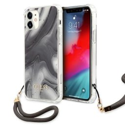 Guess Marble Collection iPhone 11 telefontok (szürke)