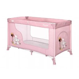 Lorelli Moonlight 1 fix utazóágy - Beige Rose Rabbits 2021