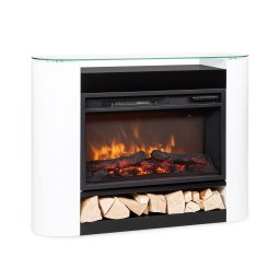 Klarstein Studio 10 Arc, elektromos kandalló, 1800 W, LED lángok, ventilátor, távirányító (FP6-Studio10ArcS W)