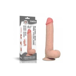 Lovetoy Sliding Skin - herés dildó, 23cm