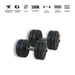 GazoFitness® Kézi Súlyzó 2_10,5Kg(21Kg)
