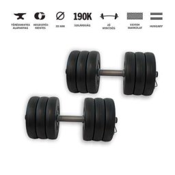 GazoFitness® Kézi Súlyzó 2_33 Kg (66Kg)