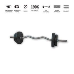 GazoFitness® Francia Rudas Súlyzó 18Kg