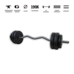 GazoFitness® Francia Rudas Súlyzó 27Kg