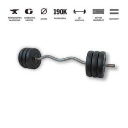 GazoFitness® Francia Rudas Súlyzó 33Kg