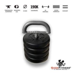 GazoFitness® Állítható Kettlebell /Össz 11,5 Kg/