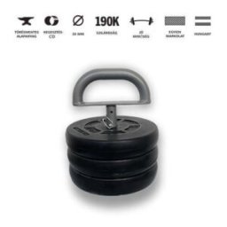 GazoFitness® Állítható Kettlebell /Össz 16,5 Kg/