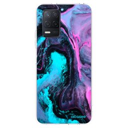 Átlátszó szilikon tok az alábbi mobiltelefonokra Realme 8 5G - Lean 2