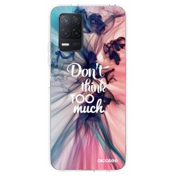 Átlátszó szilikon tok az alábbi mobiltelefonokra Realme 8 5G - Don't think TOO much