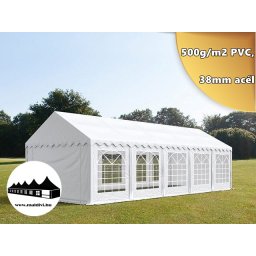 4x10m Prémium rendezvénysátor 500g/m2 PVC (500g/m2 PVC)