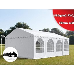 5x8m Professional rendezvénysátor 550g/m2 PVC (550g/m2 PVC)