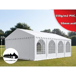6x8m Professional rendezvénysátor 550g/m2 PVC (550g/m2 PVC)