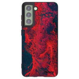 Fekete szilikon tok az alábbi mobiltelefonokra Samsung Galaxy S21 FE 5G - Organic red