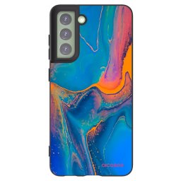 Fekete szilikon tok az alábbi mobiltelefonokra Samsung Galaxy S21 FE 5G - Rainbow