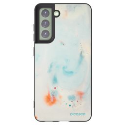 Fekete szilikon tok az alábbi mobiltelefonokra Samsung Galaxy S21 FE 5G - Splash