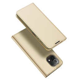 Dux Ducis Skin Pro nyitható Xiaomi Mi 11 Lite telefontok (arany)