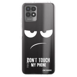Átlátszó szilikon tok az alábbi mobiltelefonokra Realme 8i - Don't Touch My Phone