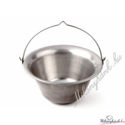 Rozsdamentes bogrács (1.2mm) 3 liter