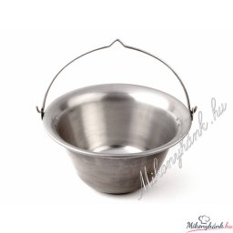 Rozsdamentes bogrács (1.2mm) 6 liter
