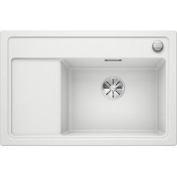 Blanco ZENAR XL 6S COMPACT Silgránit Fehér színű-EXC jobbos fa tart.,exc.Gránit mosogatótál (523768)