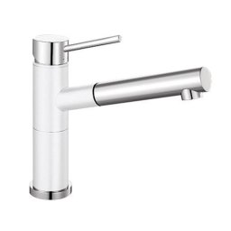 Blanco ALTA-S COMPACT Silgránit-K Fehér színű-K Gránit - króm csaptelep (515327)