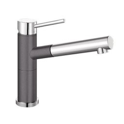 Blanco ALTA-S COMPACT Silgránit-K Palaszürke színű-K Gránit - króm csaptelep (518809)