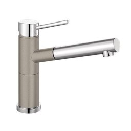Blanco ALTA-S COMPACT Silgránit-K Tartufo színű-K Gránit - króm csaptelep (517634)