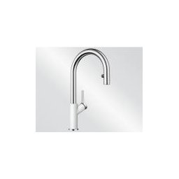 Blanco CARENA-S Fehér színű-CR Vario Gránit - króm csaptelep (521368)