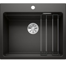 Blanco ETAGON 6-PD Fekete színű tart.Gránit mosogatótál (525890)