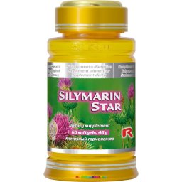 Silymarin Star 60 db softgel, lágyzselatin kapszula. Máriatövis, antioxidáns, máj méregtelenítését segíti - StarLife