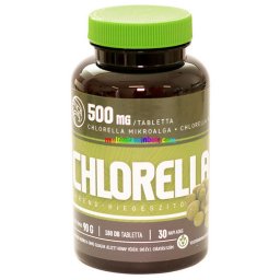 Chlorella zöldalga 180 darab tabletta, 500 mg - MannaVita