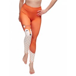 Fitnesz leggings , rókás