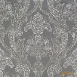 (3 szín) G21501 hímzett barokk mintás dekor függöny R-300 cm(905)-Szürke