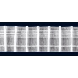 Sínszalag, függönyráncoló, ceruzás, átlátszó, 1:2, 50 mm széles - maradék darabok