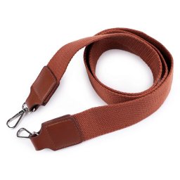 Textil táskapánt karabinerrel, 113cm, 790898, barna