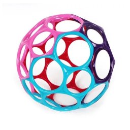 Oball - lyukacsos labda, rágóka, pasztell, 10 cm