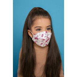 DOC NFW FFP2 CE 0598 ergonomikus unikornis gyerekmaszk - Szelep nélküli - 10 db - Unikornis